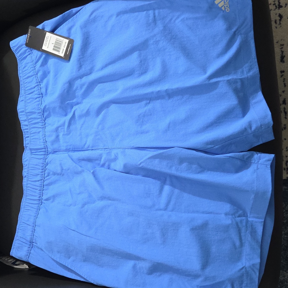 Adidas Men's Light Blue Athletic Shorts